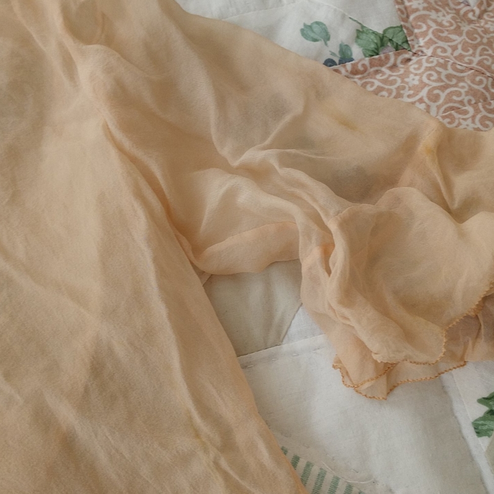 3 PIECE 1920s-30s SILK INCREDIBLE CHIFFON ENSEMBLE - Picture 12 of 16